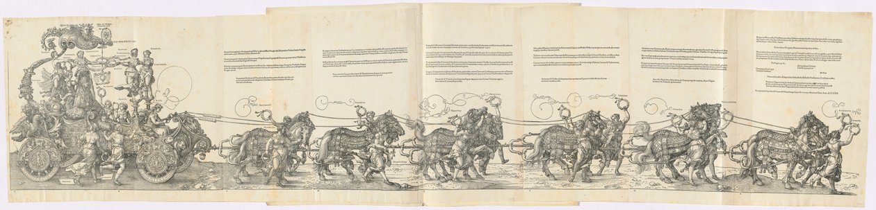 The Triumphal Chariot of Maximilian I (The Great Triumphal Car) av Albrecht Dürer