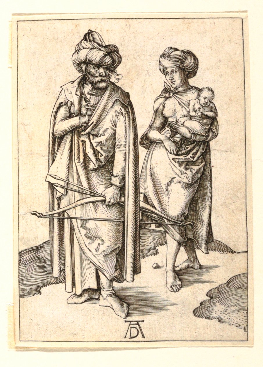 Den tyrkiske familien av Albrecht Dürer