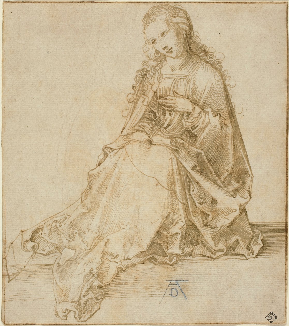 Jomfru Maria i bebudelsen av Albrecht Dürer