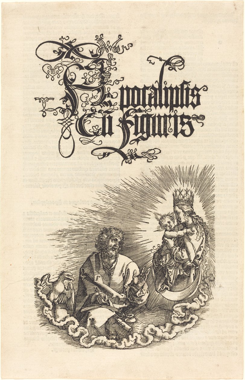 Jomfruen som vises for Johannes av Albrecht Dürer