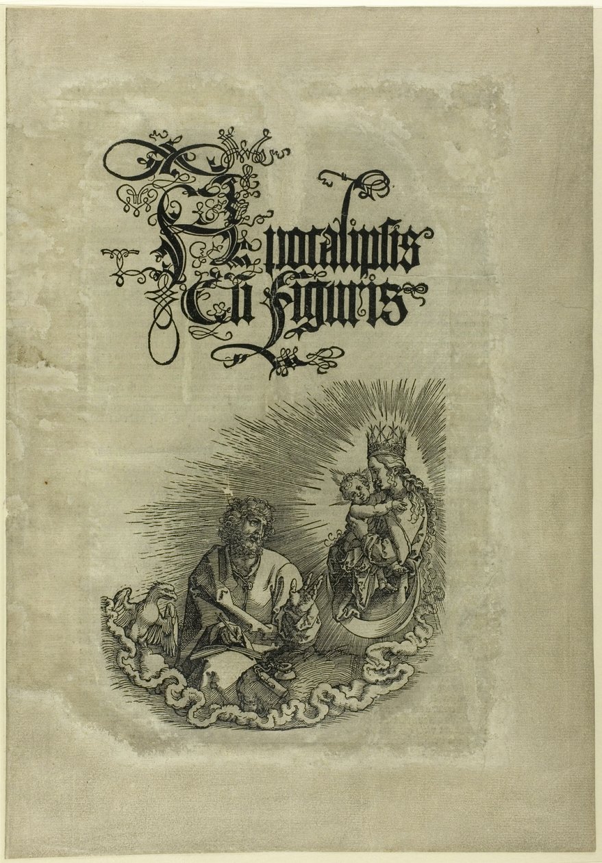 Jomfruen som vises for St. John, fra Apokalypsen av Albrecht Dürer