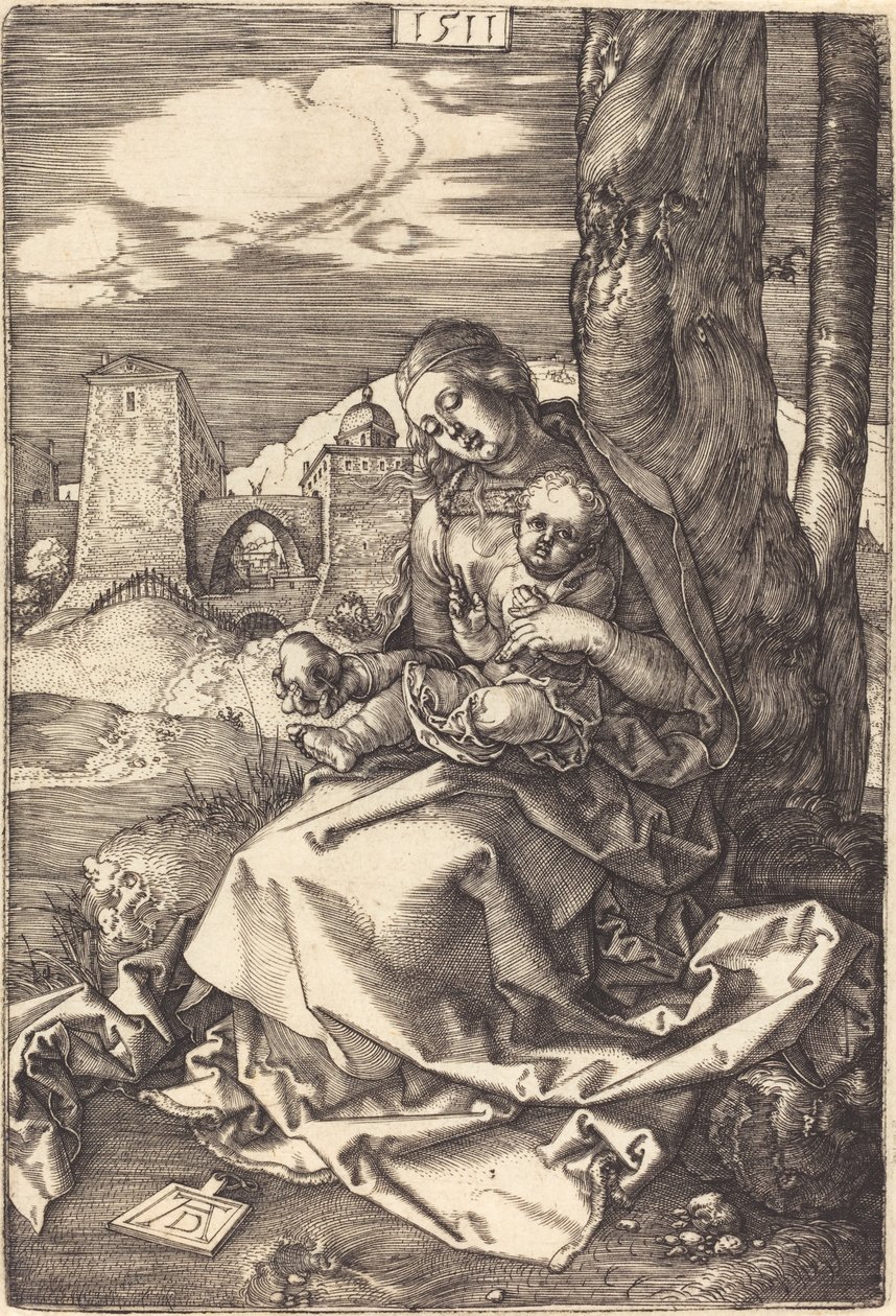 Jomfruen og barnet med pæren av Albrecht Dürer