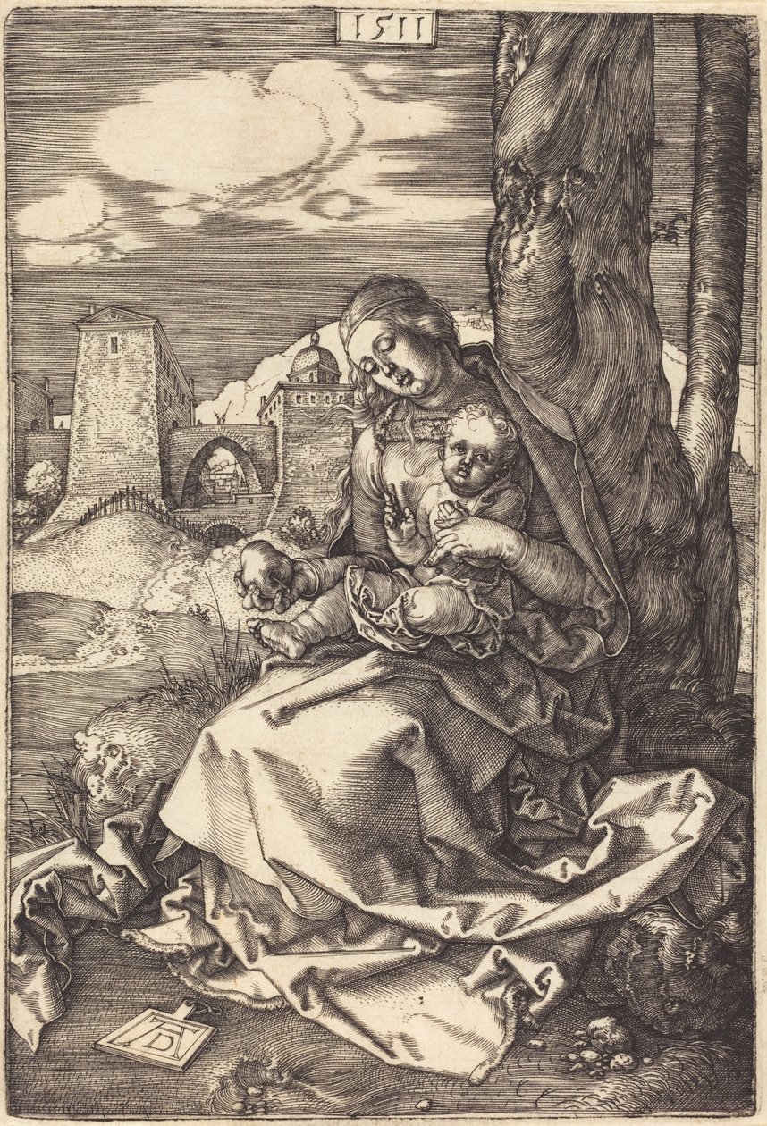 Jomfruen med barnet og pæren av Albrecht Dürer