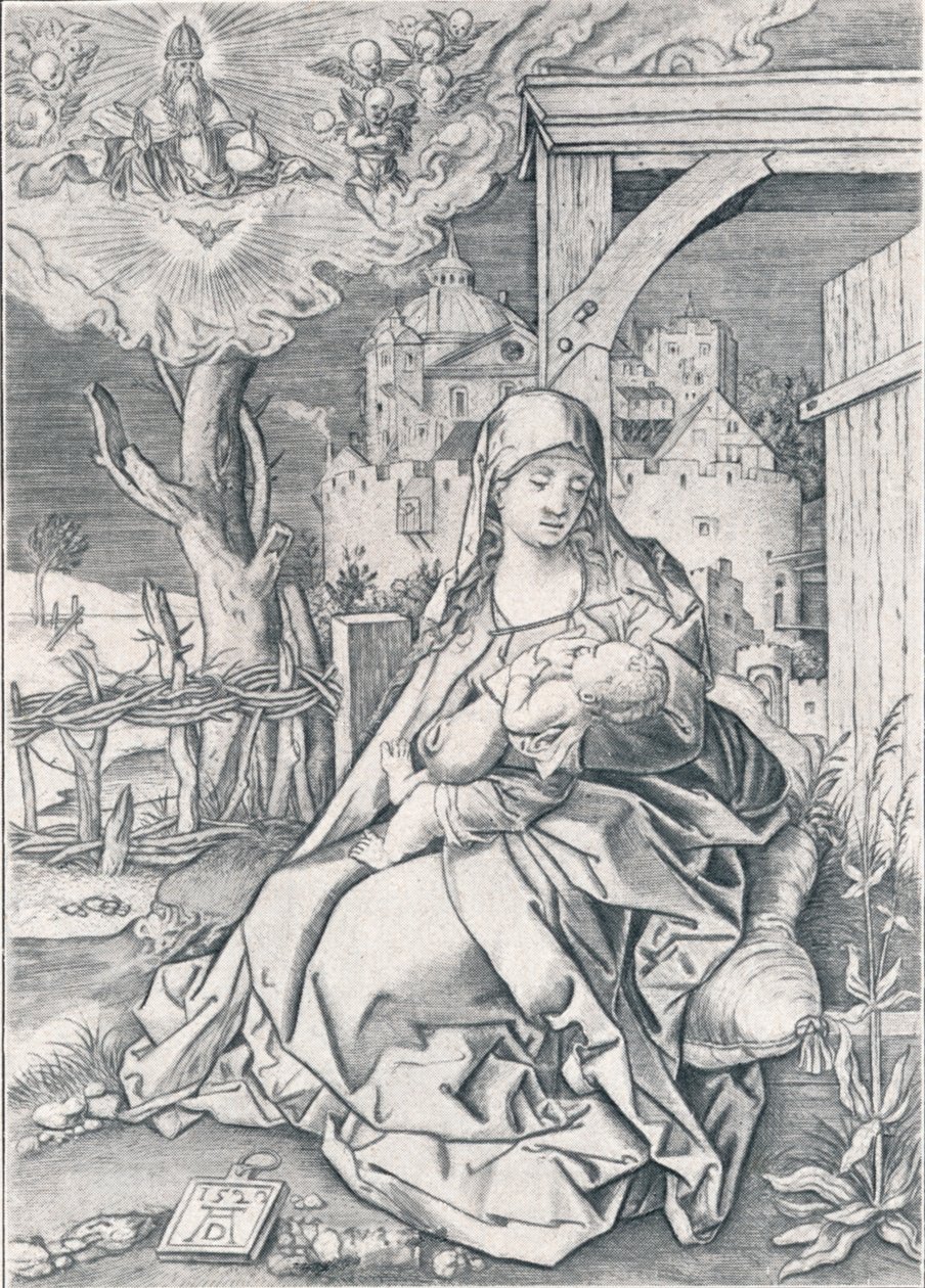 Jomfruen ved porten, 1522 1906. av Albrecht Dürer