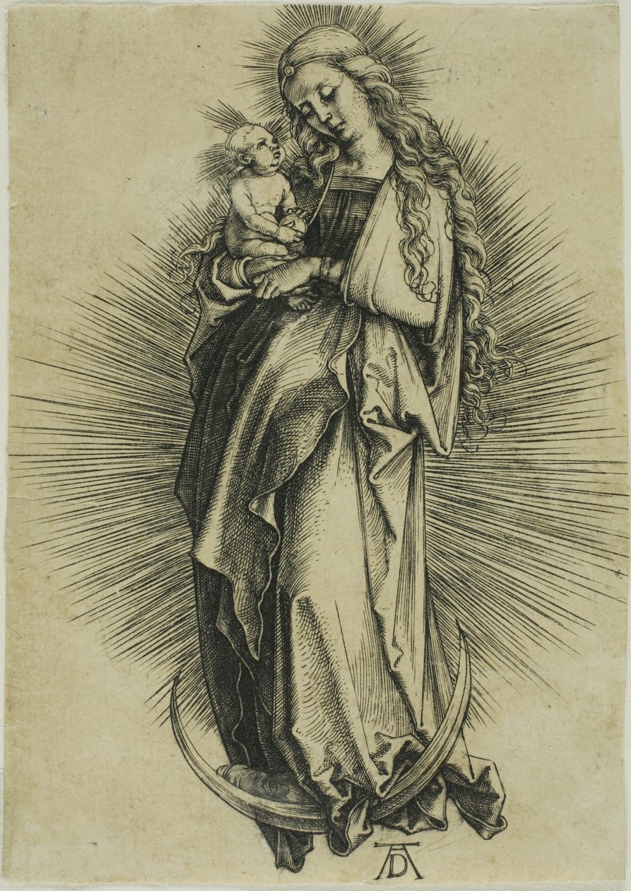 Jomfruen på halvmånen av Albrecht Dürer