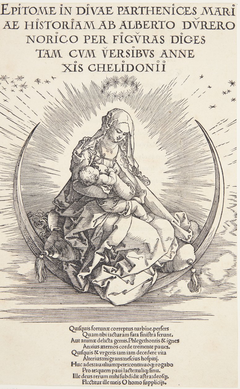 Jomfruen på halvmånen av Albrecht Dürer