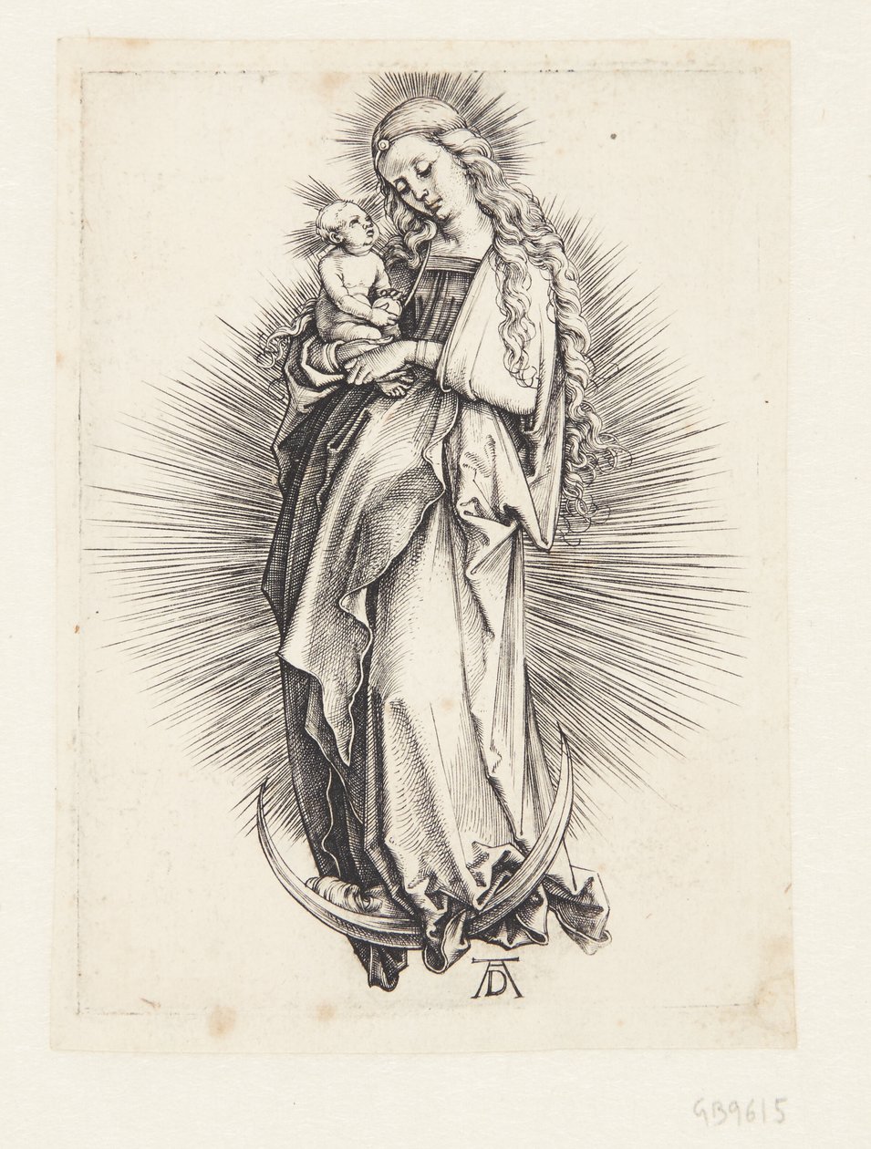 Jomfruen på halvmånen av Albrecht Dürer