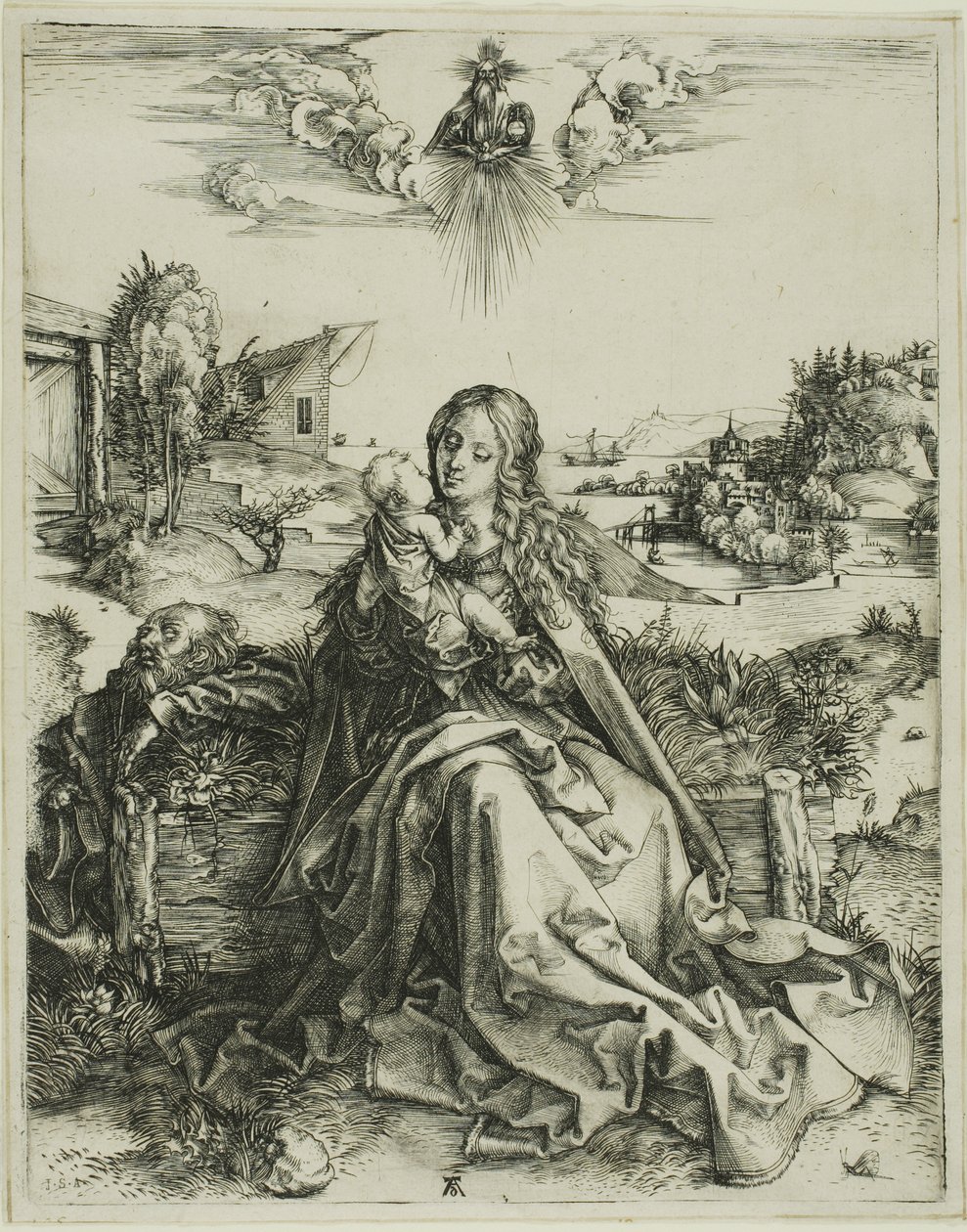 Jomfruen med øyenstikkeren av Albrecht Dürer