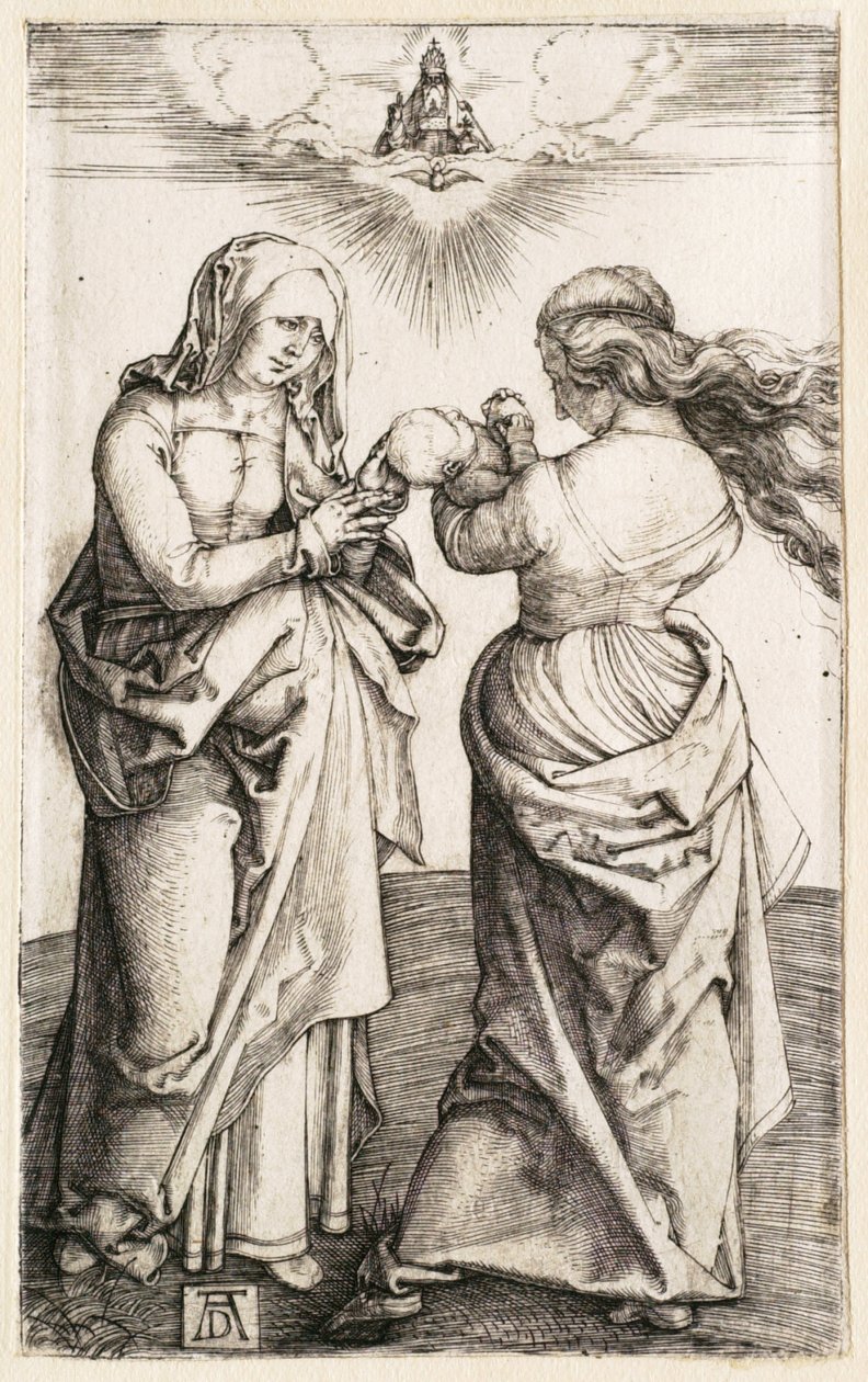 Jomfruen med Kristusbarnet og den hellige Anna av Albrecht Dürer