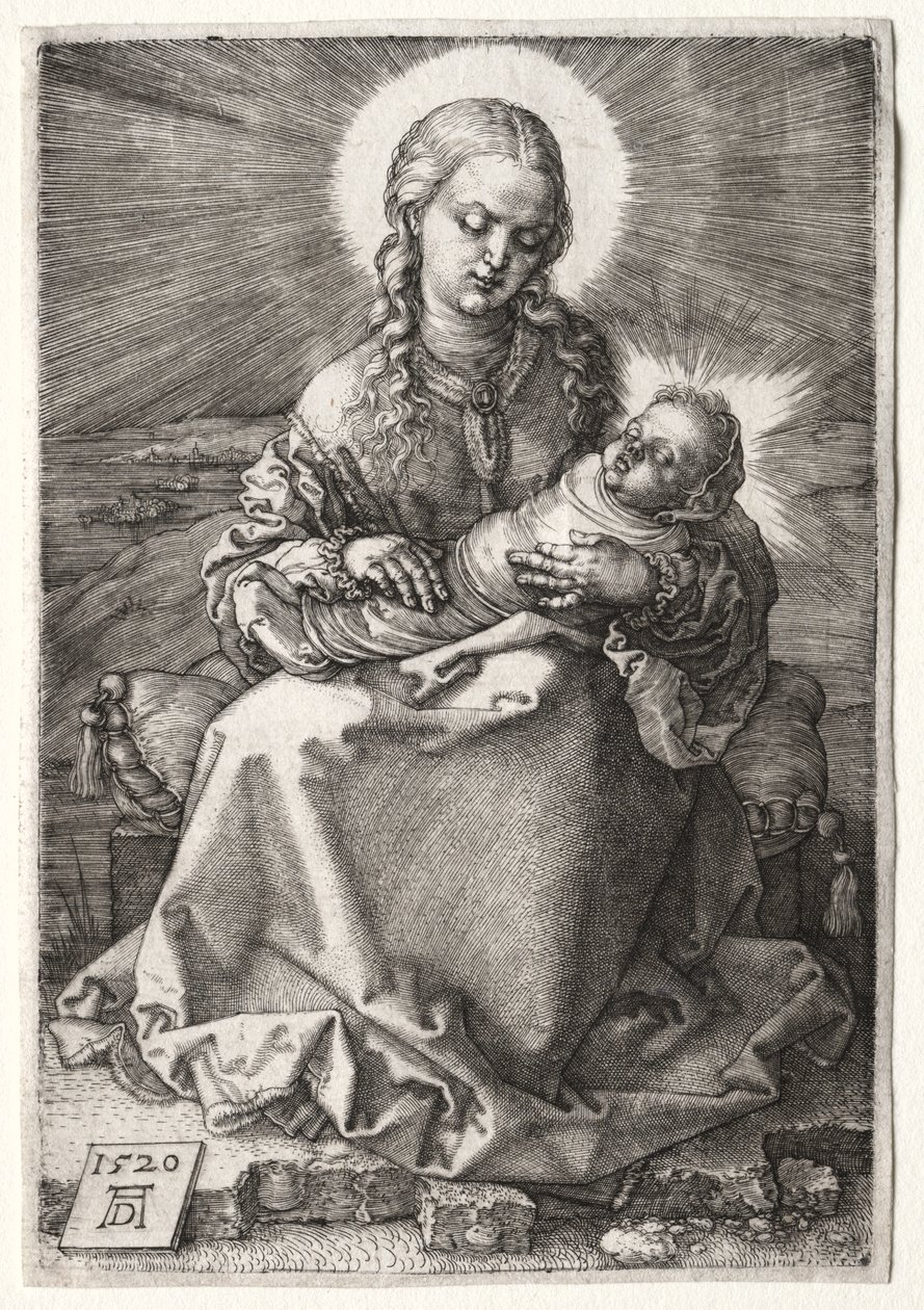 Jomfruen med det svøpte barnet av Albrecht Dürer
