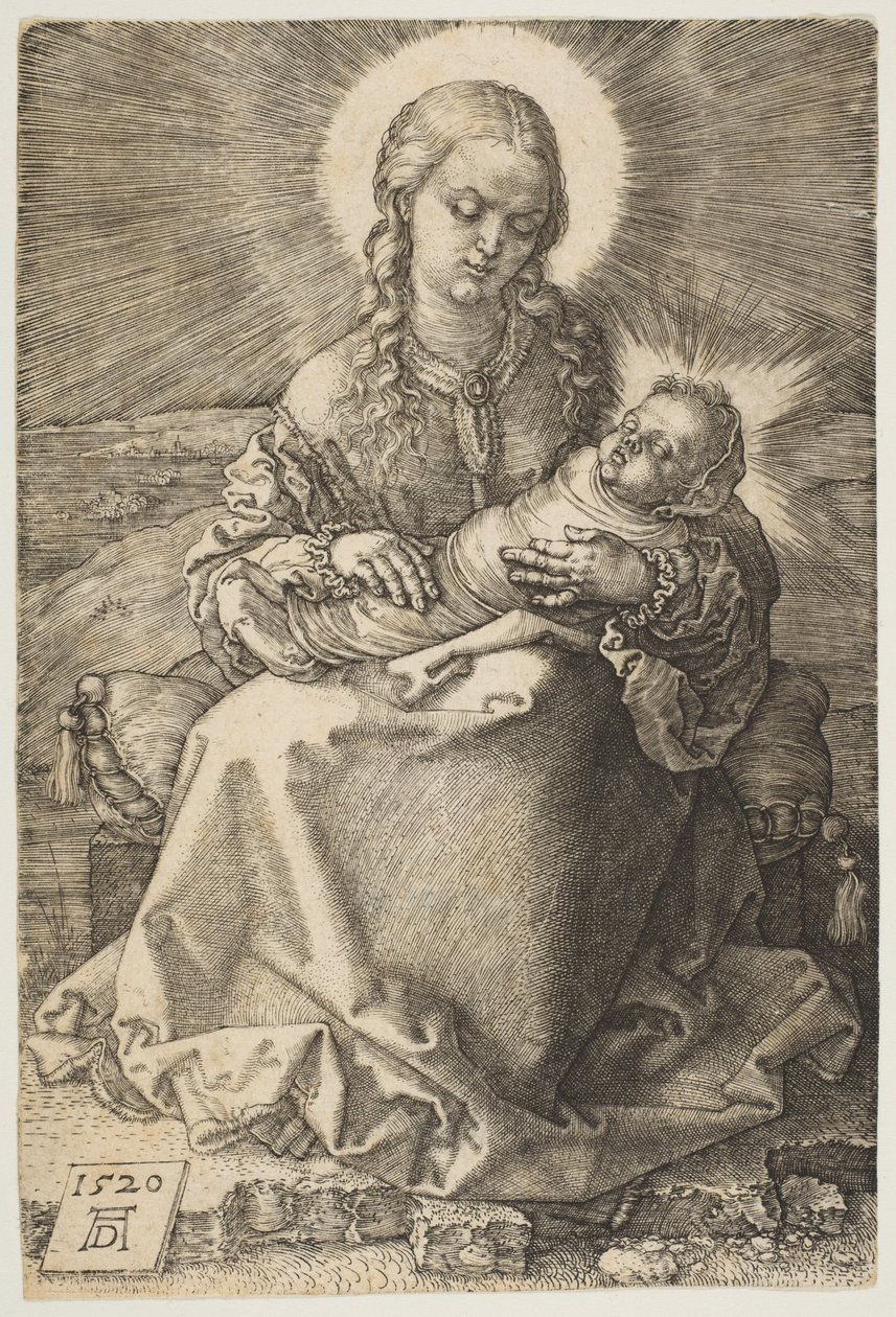 Jomfruen med det svøpte barnet av Albrecht Dürer