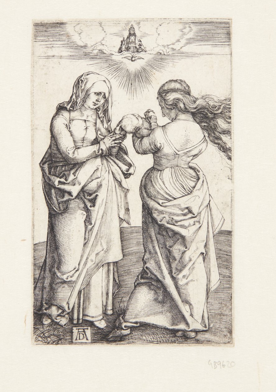 Jomfruen med spedbarnet Kristus og St. Anne av Albrecht Dürer
