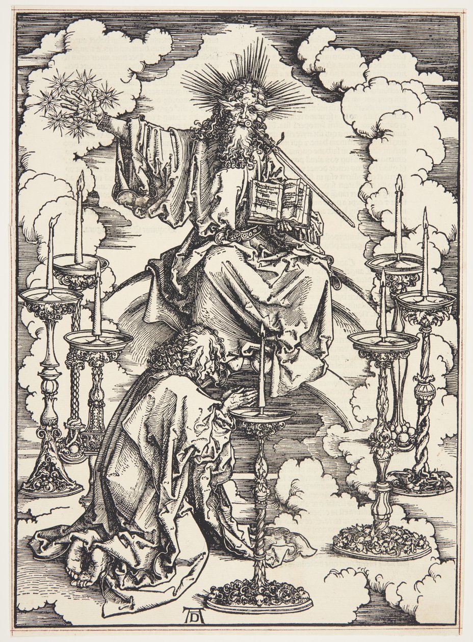 Visjonen om de syv lysestakene av Albrecht Dürer