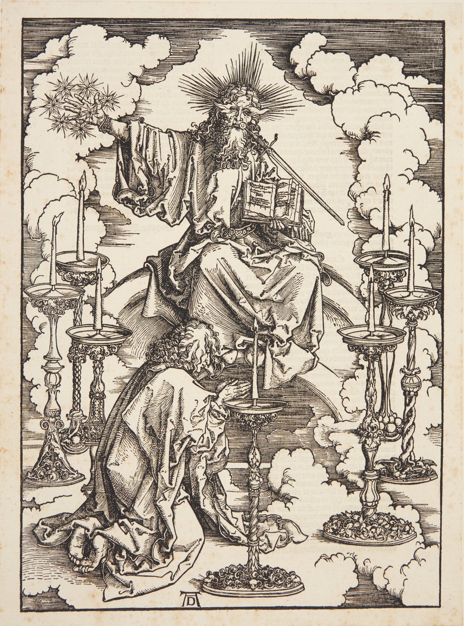 Visjonen om de syv lysestakene av Albrecht Dürer