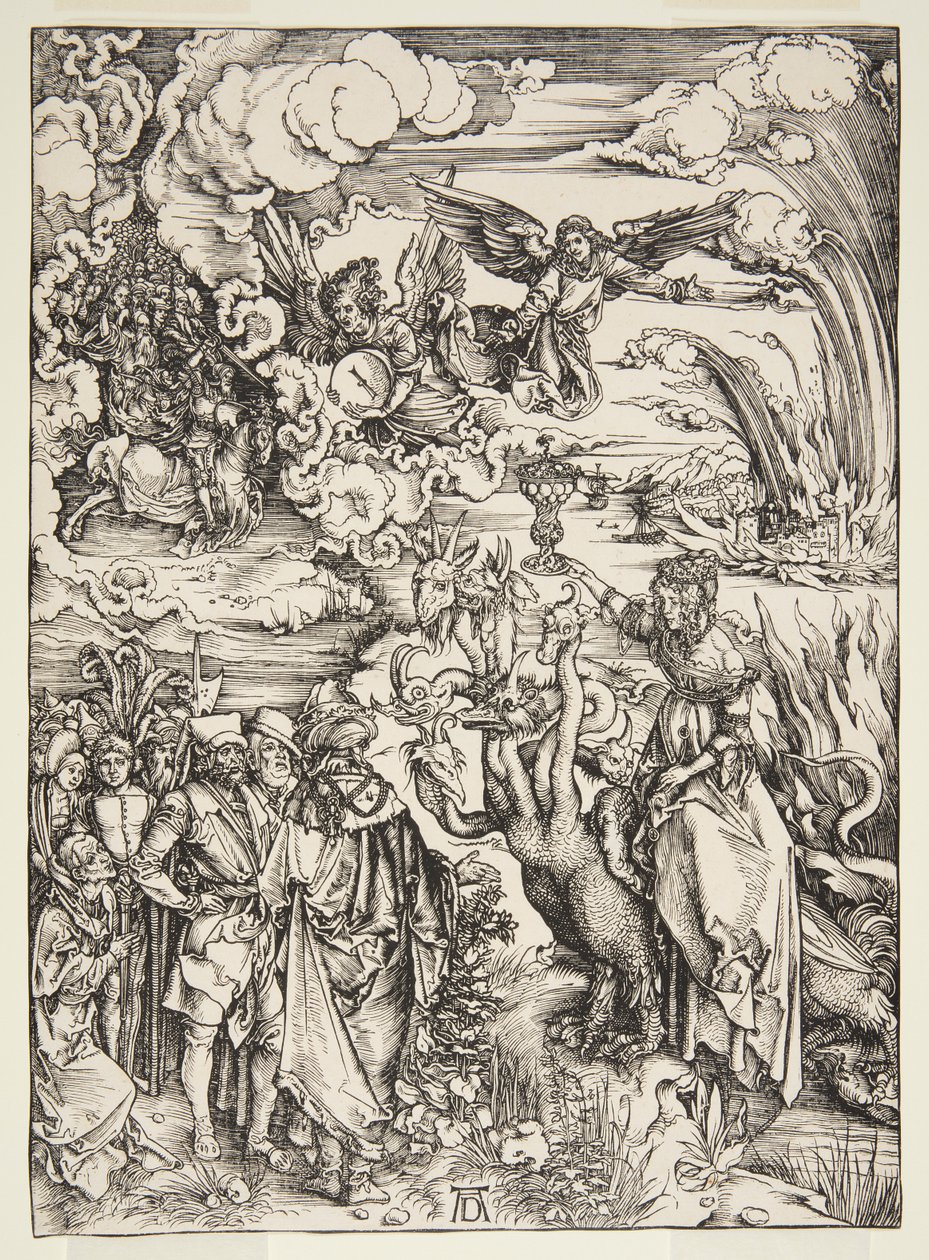 The Whore of Babylon, fra The Apocalypse av Albrecht Dürer