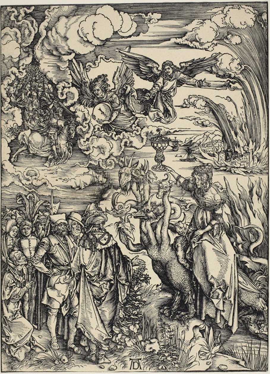 The Whore of Babylon, fra The Apocalypse av Albrecht Dürer