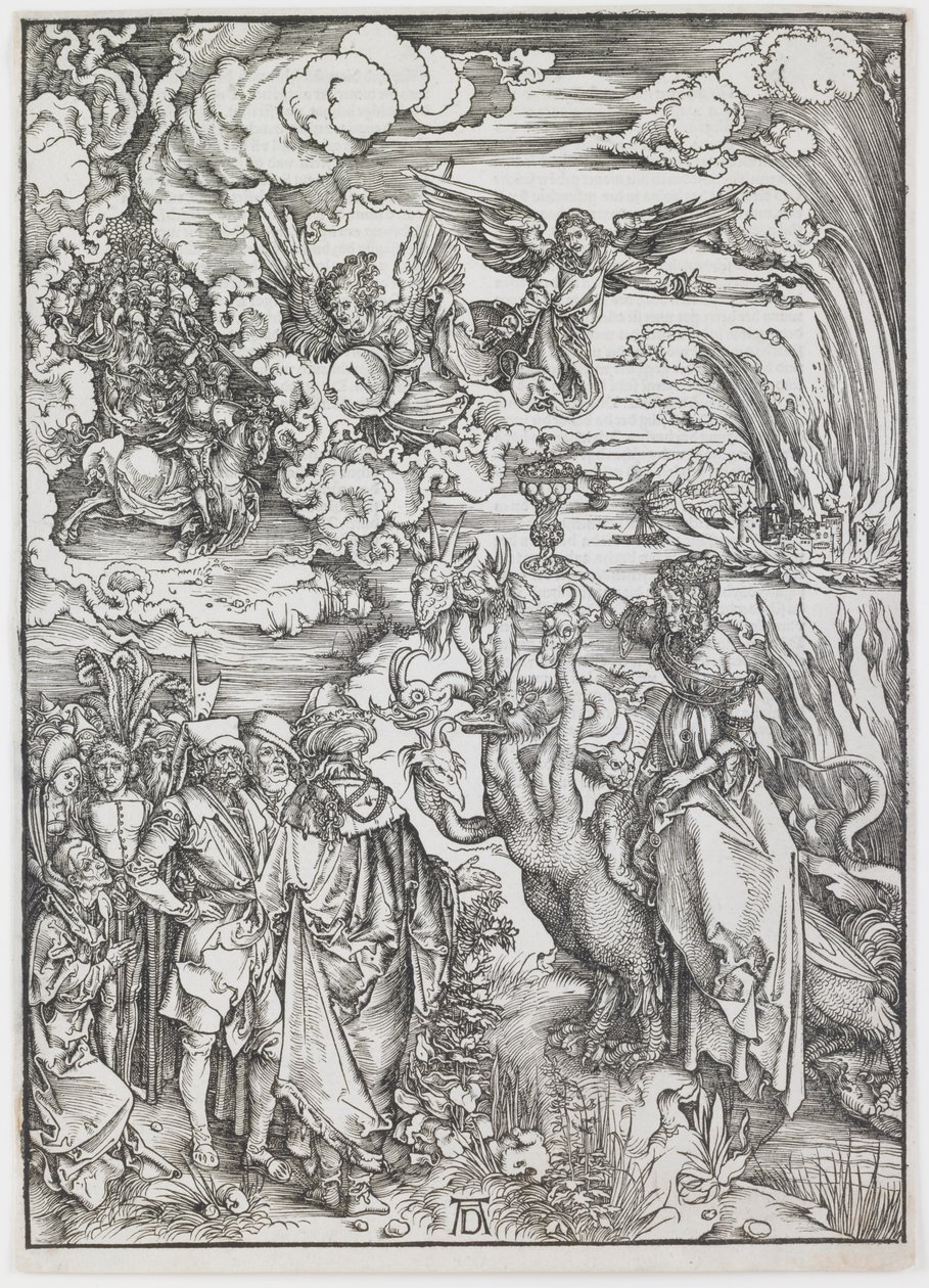 The Whore of Babylon, fra serien "The Apocalypse" av Albrecht Dürer