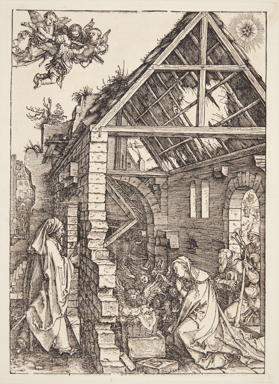 Tilbedelsen av gjeterne av Albrecht Dürer