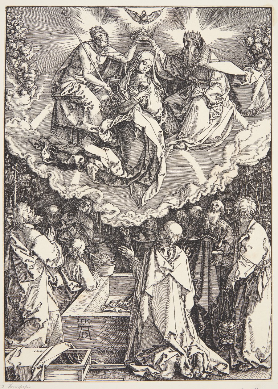 Antagelsen og kroningen av jomfruen av Albrecht Dürer