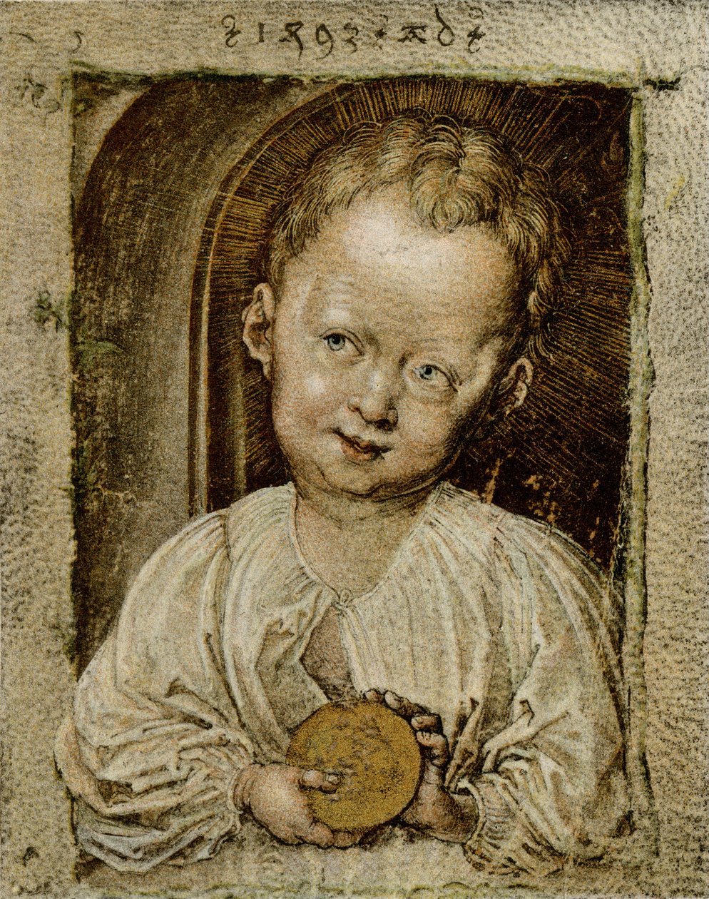 Gutten Jesus som frelser av Albrecht Dürer