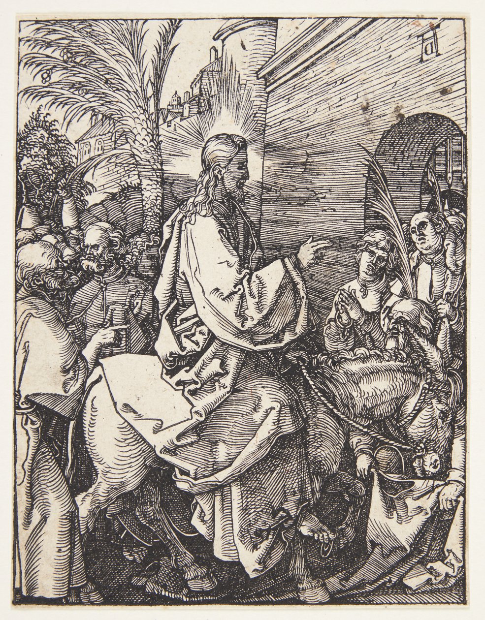Inntoget i Jerusalem av Albrecht Dürer