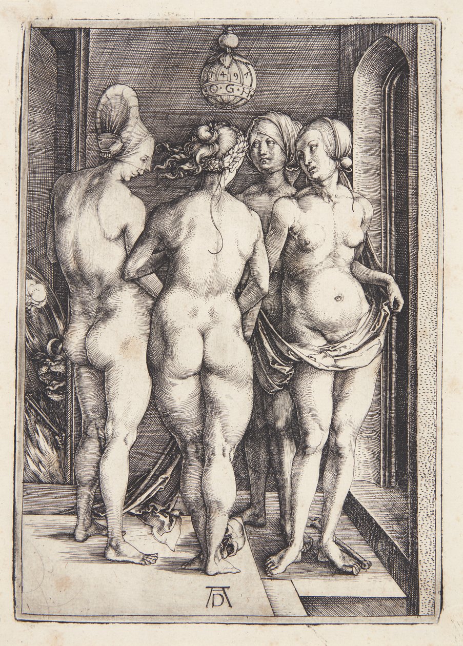De fire heksene av Albrecht Dürer