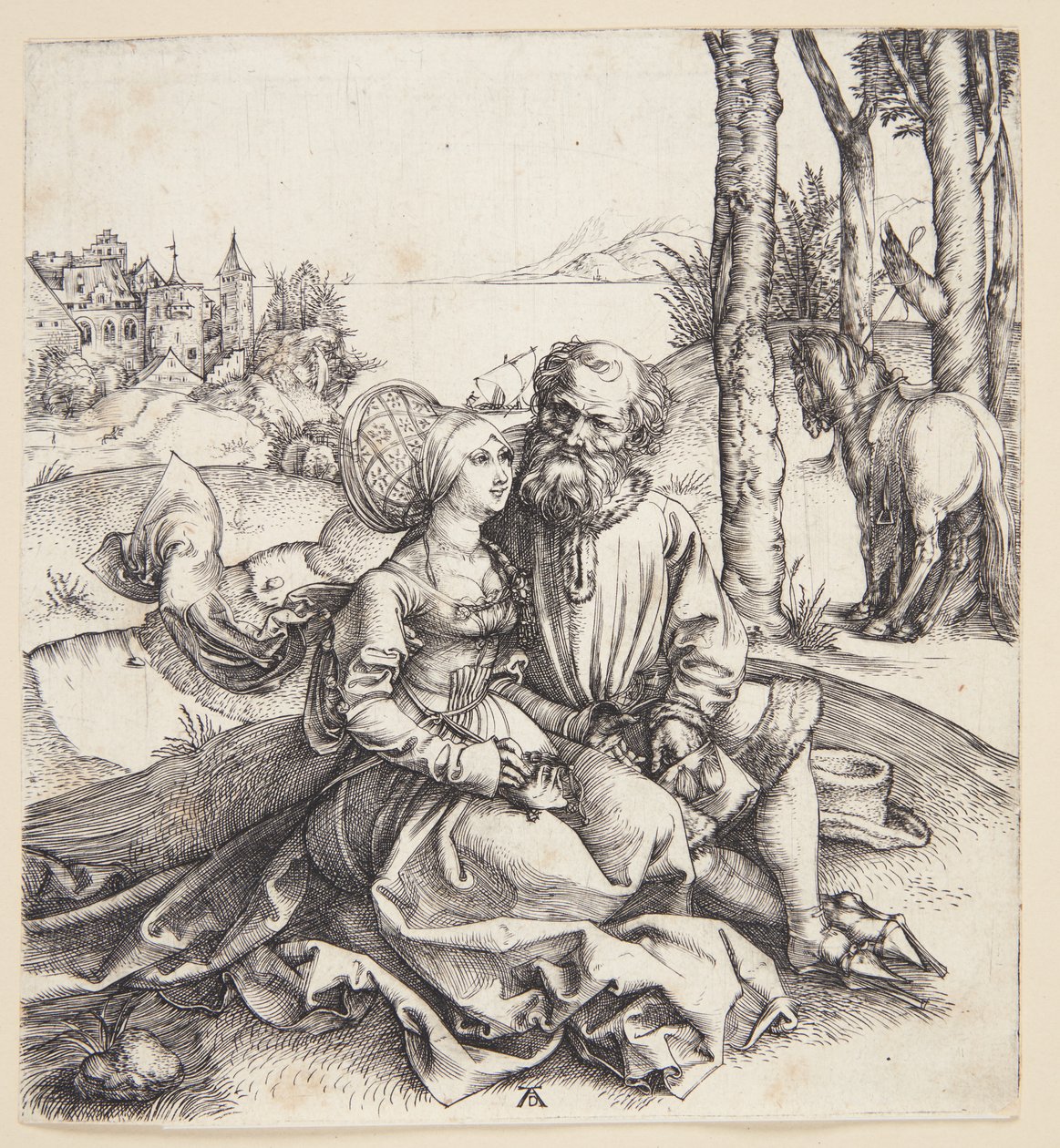 Det dårlig assorterte paret av Albrecht Dürer