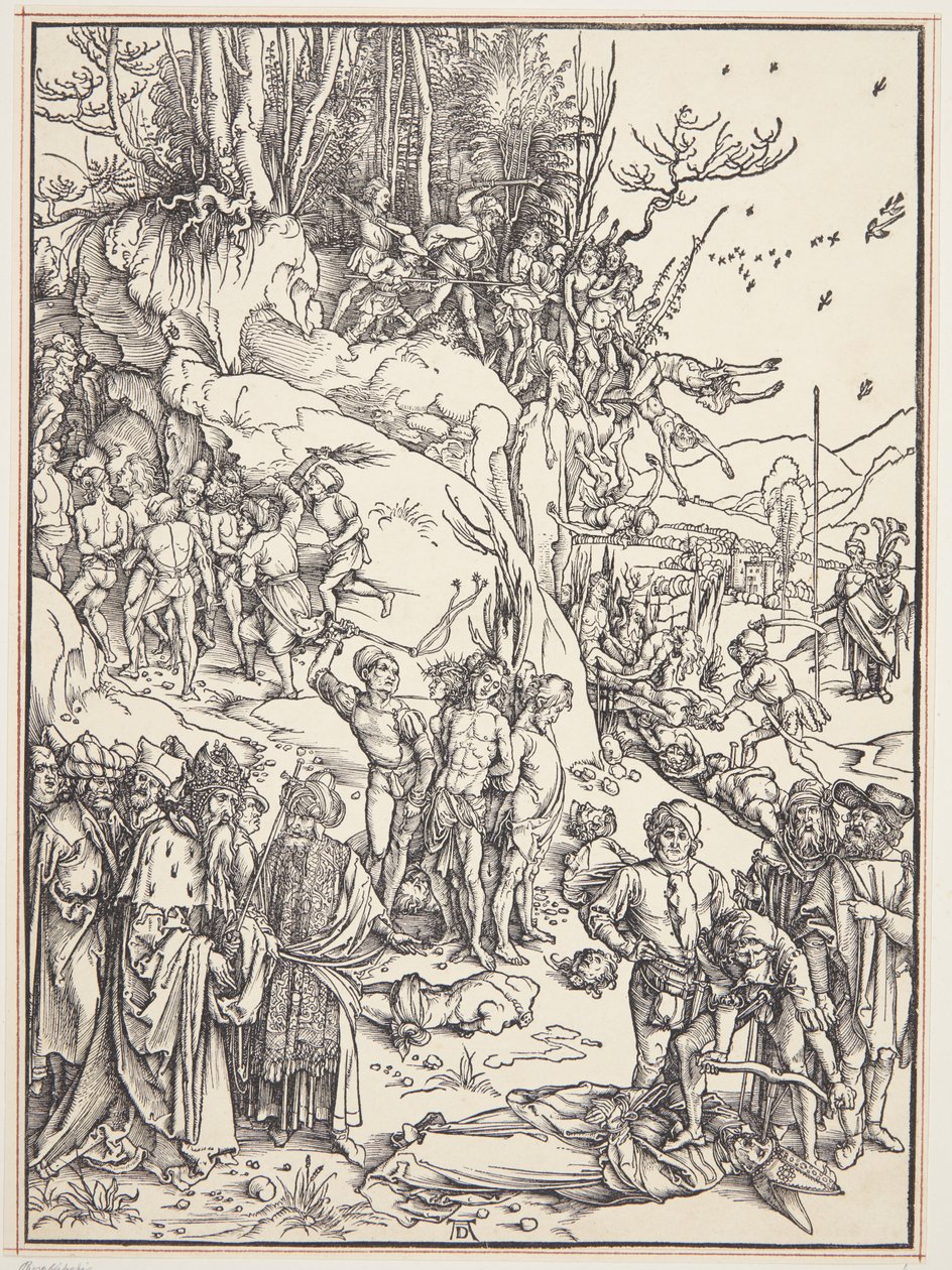 De ti tusens martyrium av Albrecht Dürer