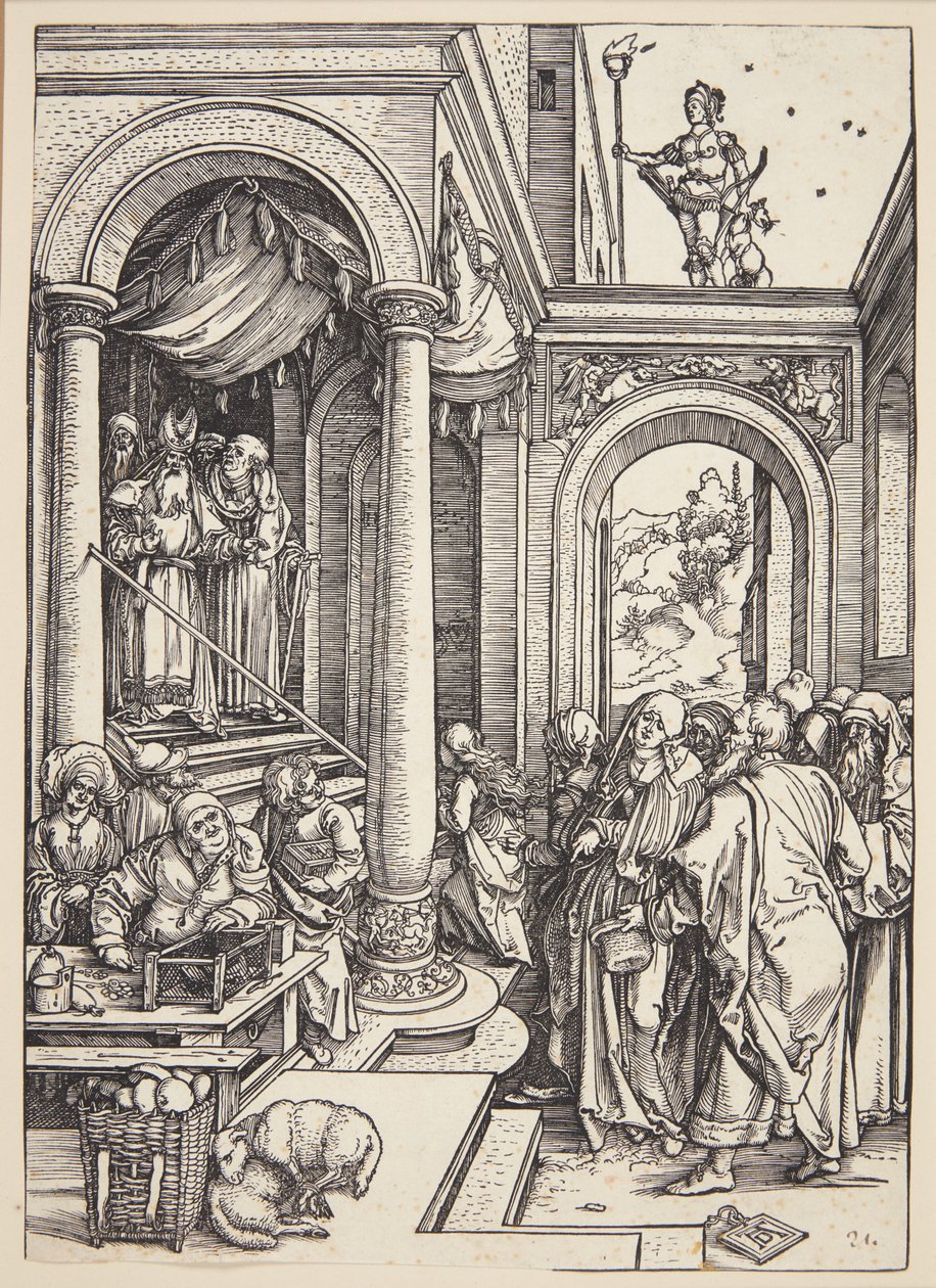 Presentasjonen av jomfruen i templet av Albrecht Dürer