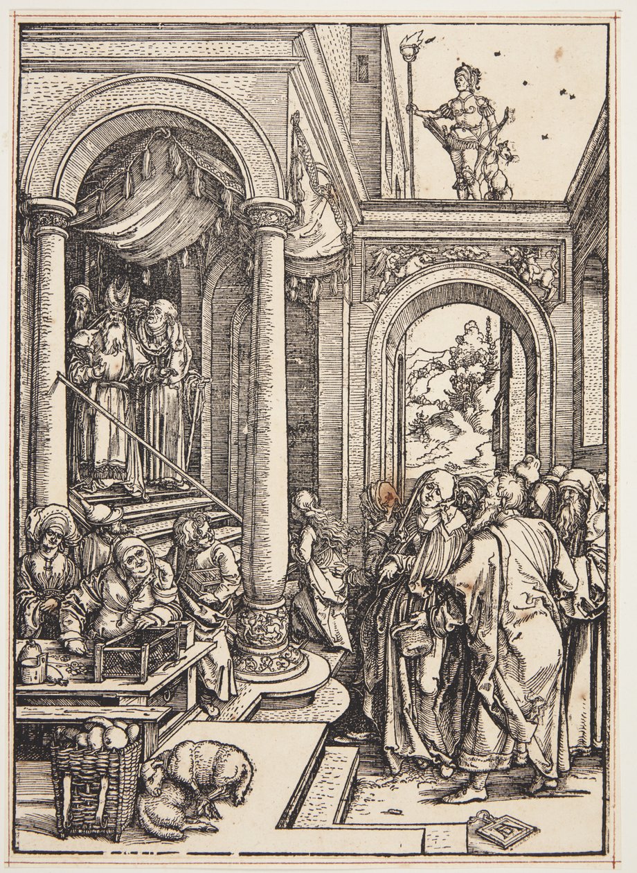 Presentasjonen av jomfruen i templet av Albrecht Dürer