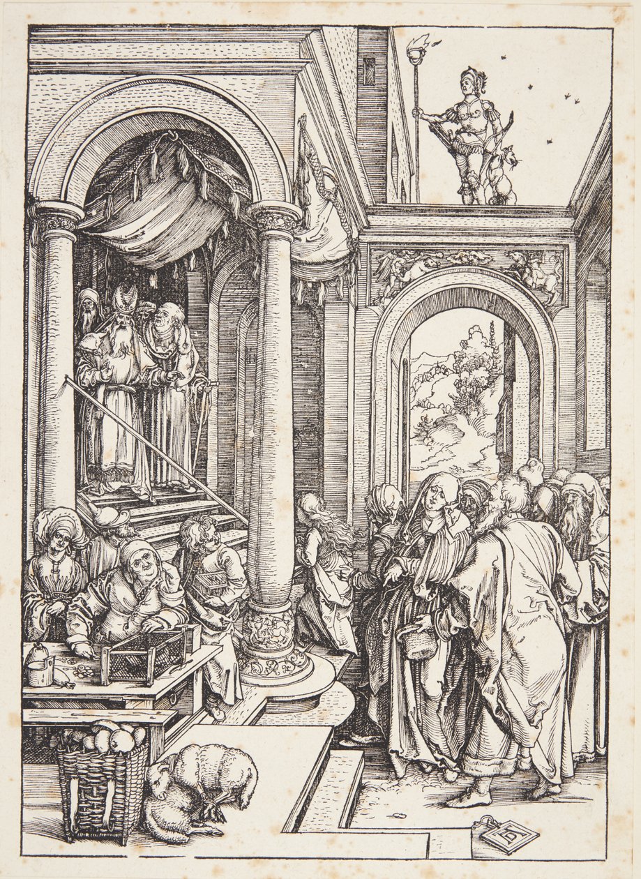 Presentasjonen av jomfruen i templet av Albrecht Dürer