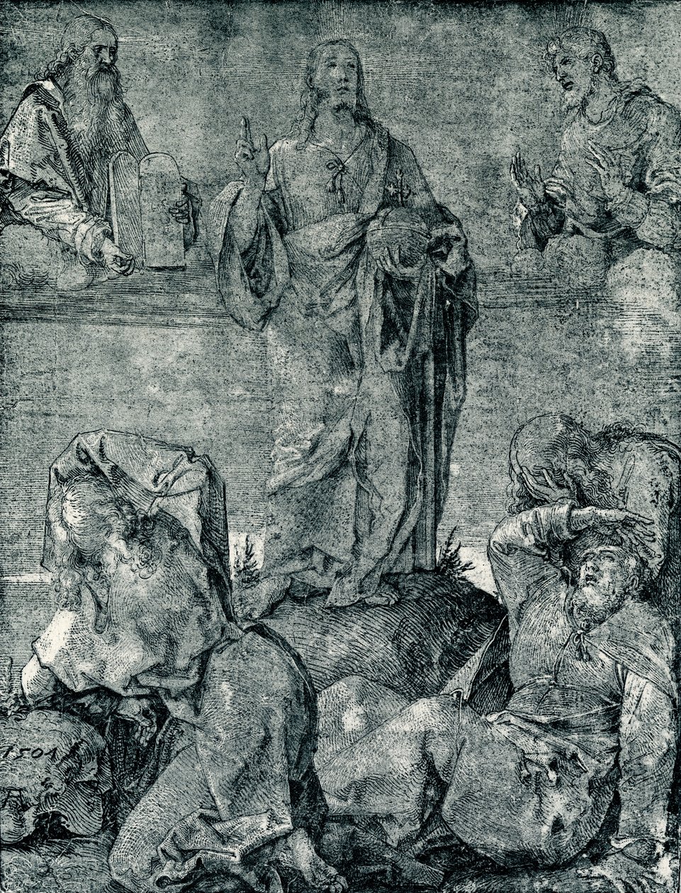 Transfigurasjon på Tabor-fjellet av Albrecht Dürer