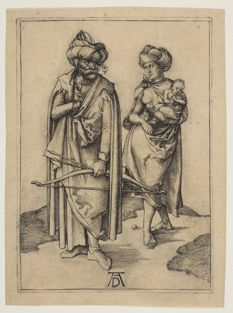 Tyrkisk familie, ca. 1496. av Albrecht Dürer