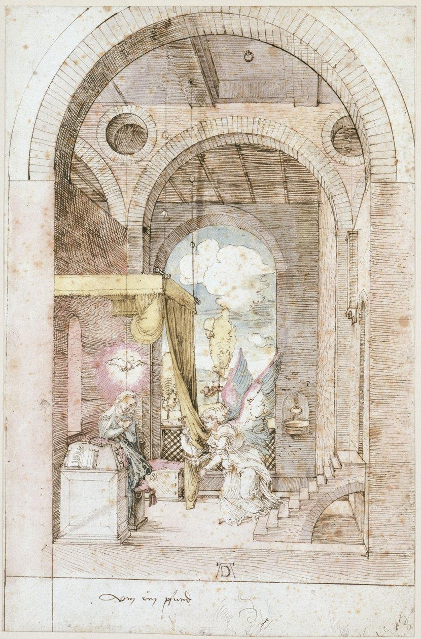 Bebudelsen til Maria av Albrecht Dürer