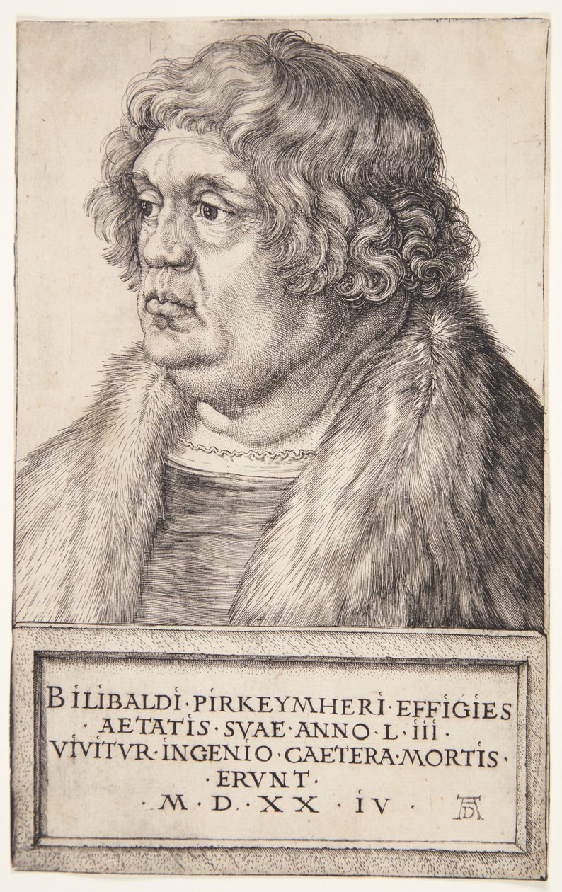 Willibald Pirckheimer av Albrecht Dürer