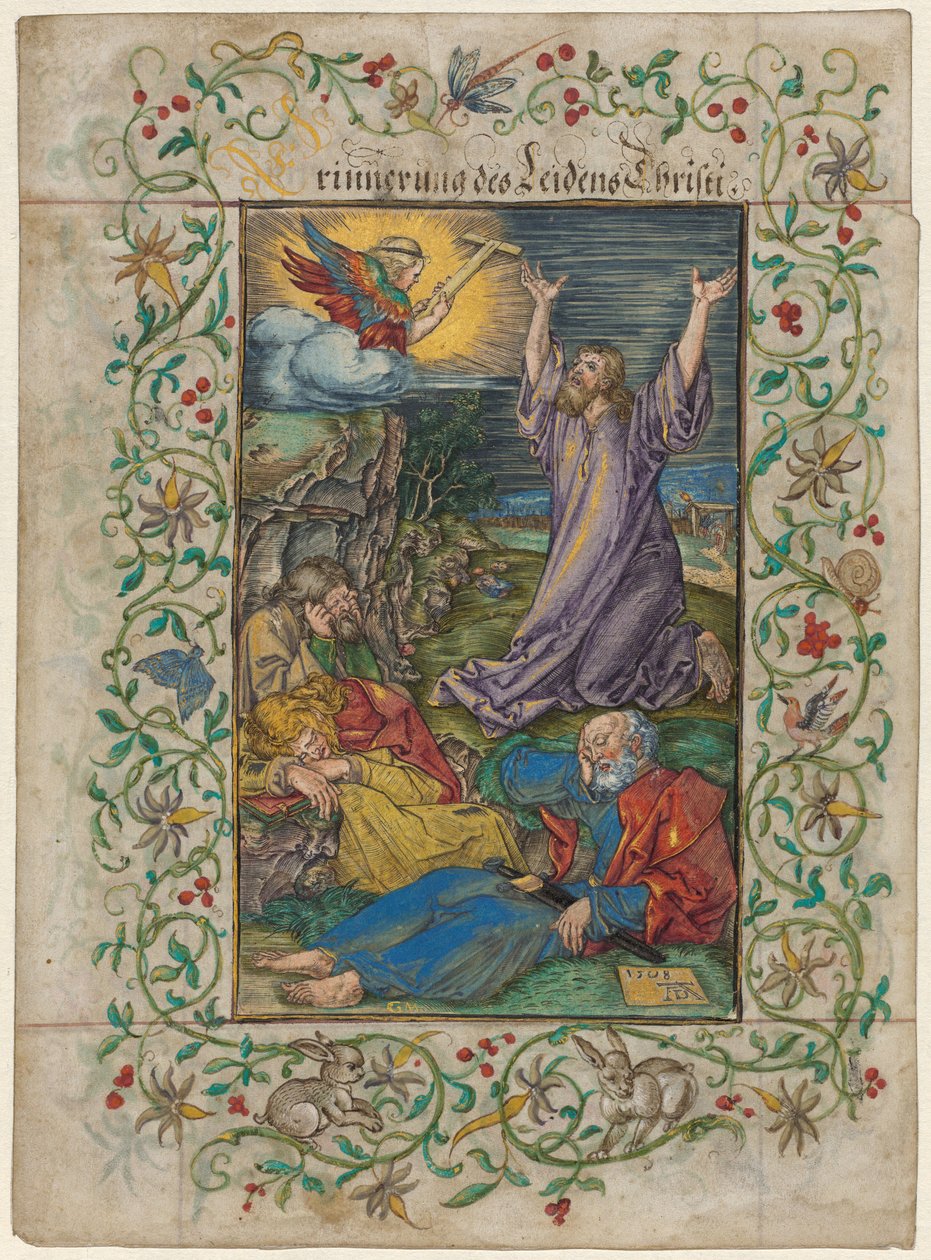 Kristus på Oljeberget av Albrecht Dürer and Georg Mack the Elder
