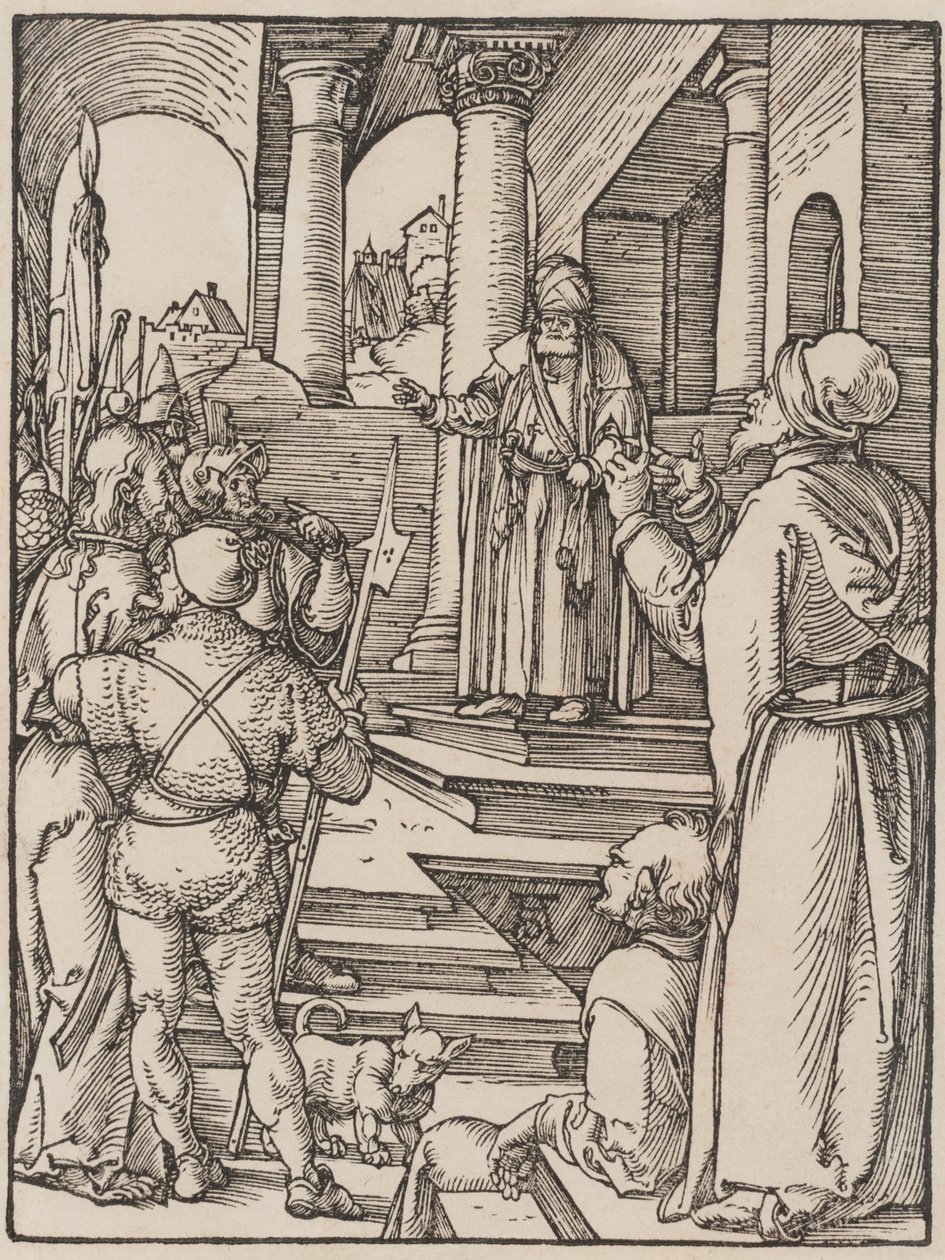 Kristus før Annas av Albrecht Dürer