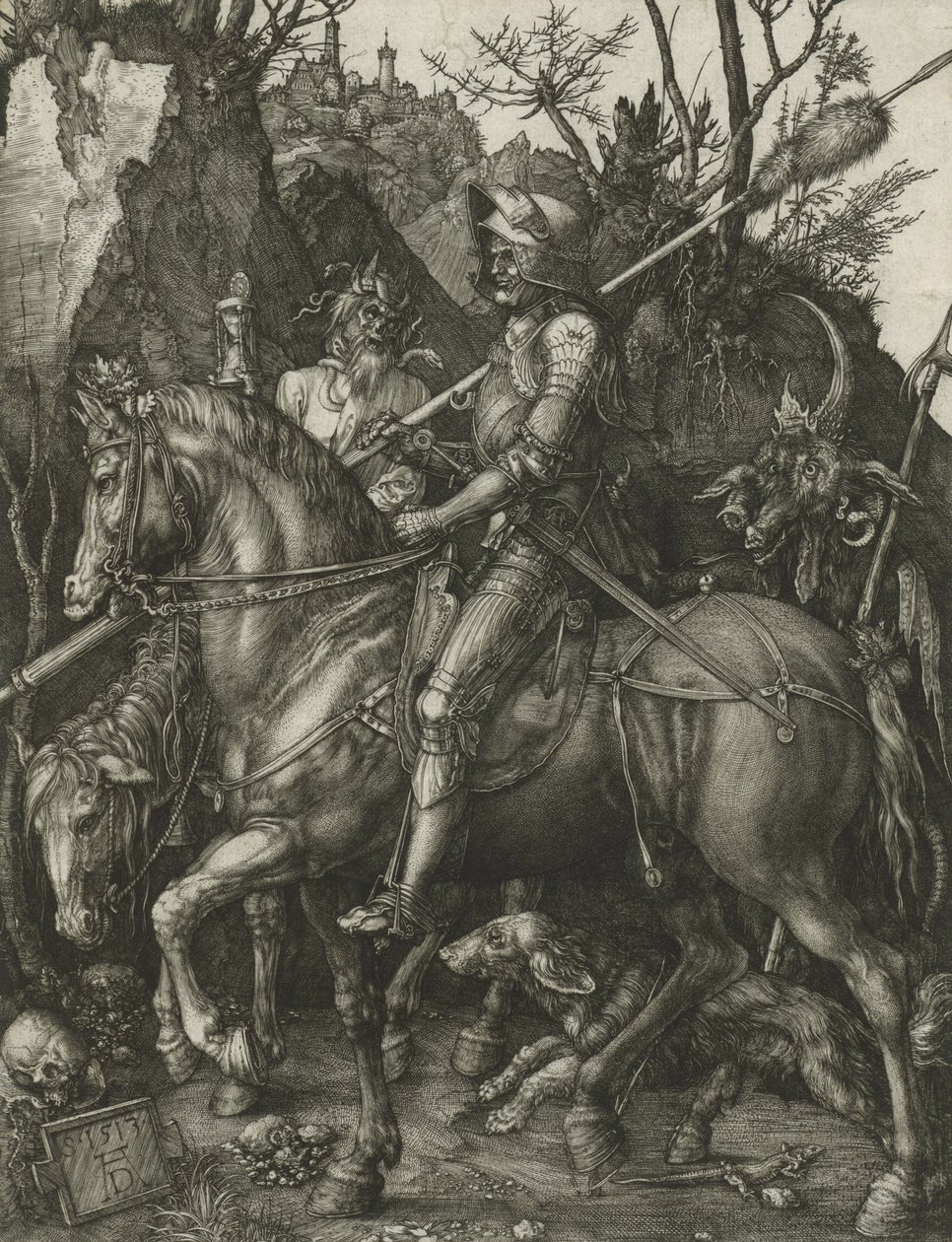 Ridder, Døden og Djevelen av Albrecht Dürer