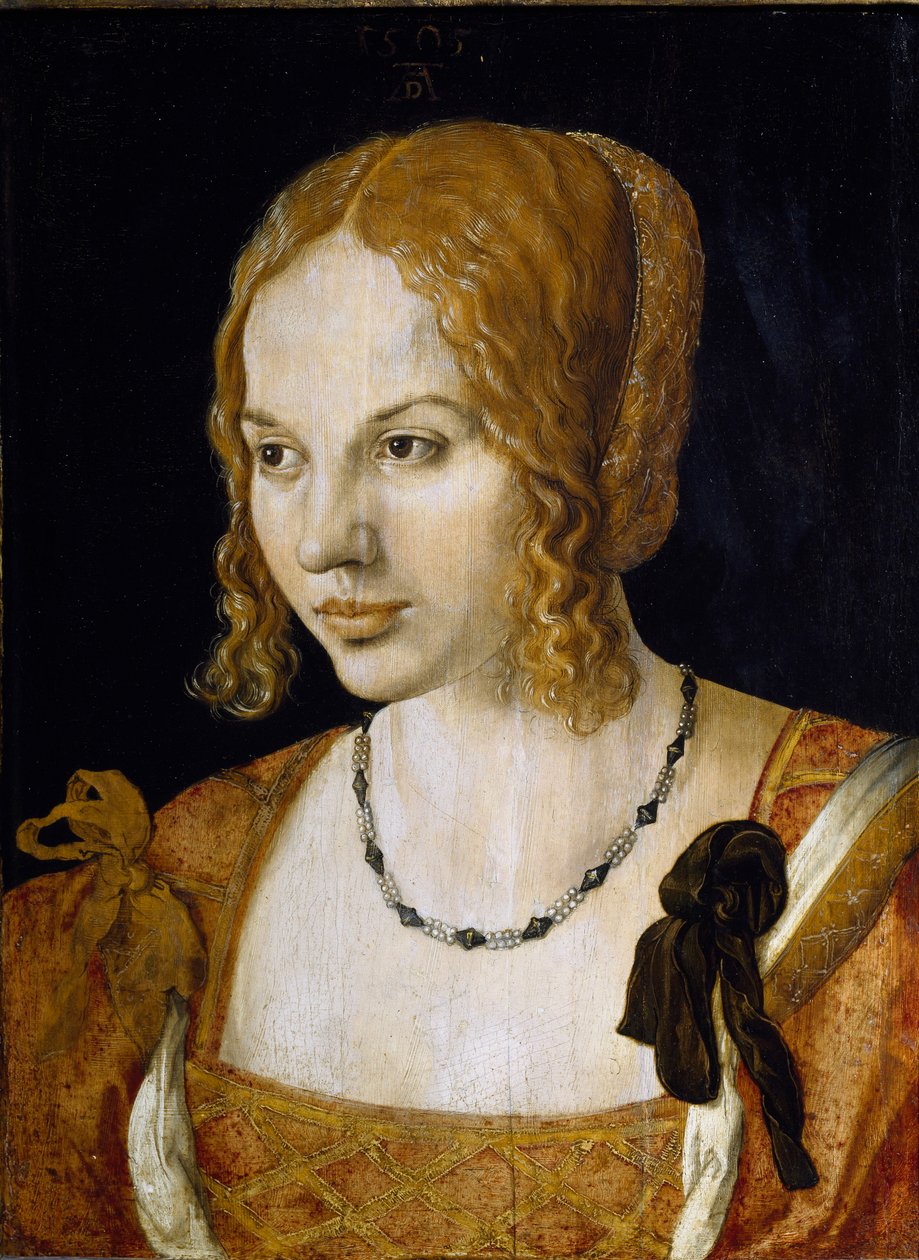 Portrett av en ung venetiansk kvinne Maleri av Albrecht Durer (1471-1528) av Albrecht Dürer