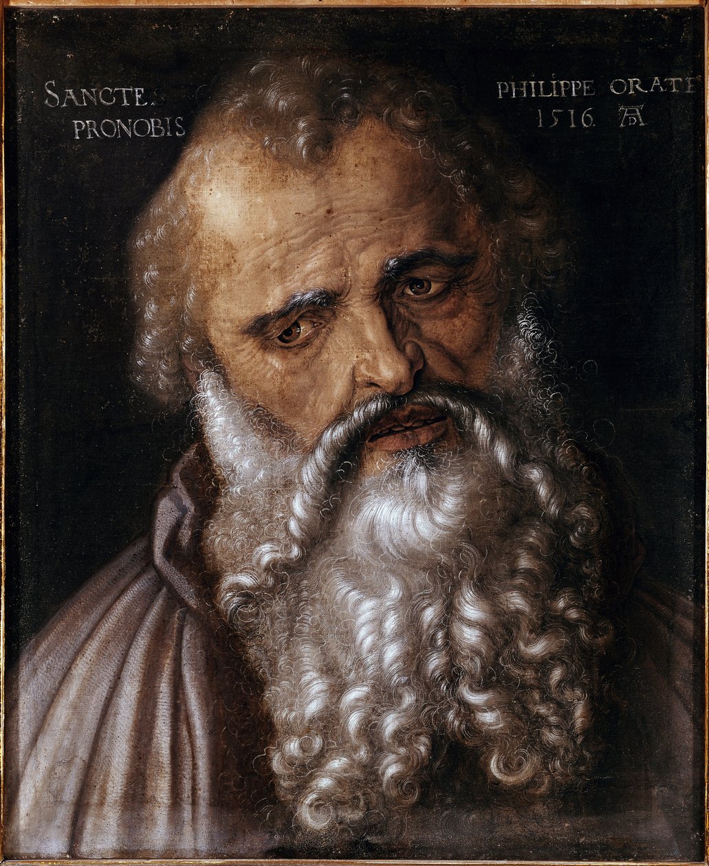 Apostelen Filip (tempera på tre av Albrecht Dürer