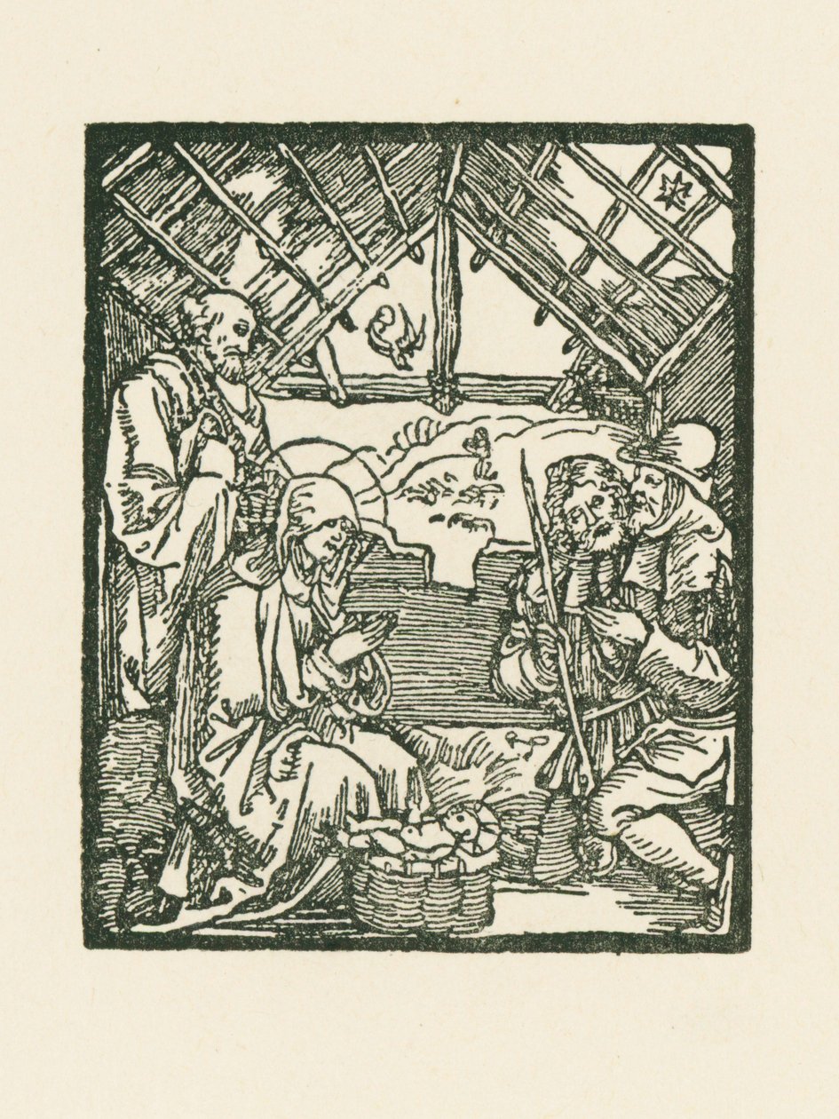 Hyrdenes tilbedelse av Albrecht Dürer or Duerer