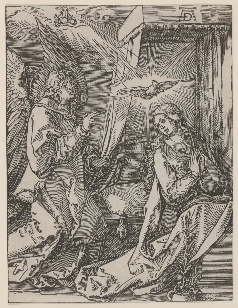 Bebudelsen, eller Die Verkundigung av Albrecht Dürer