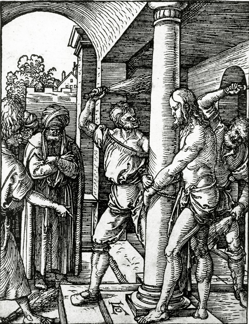 Kristi pisking, fra serien Den lille lidenskapen av Albrecht Dürer or Duerer