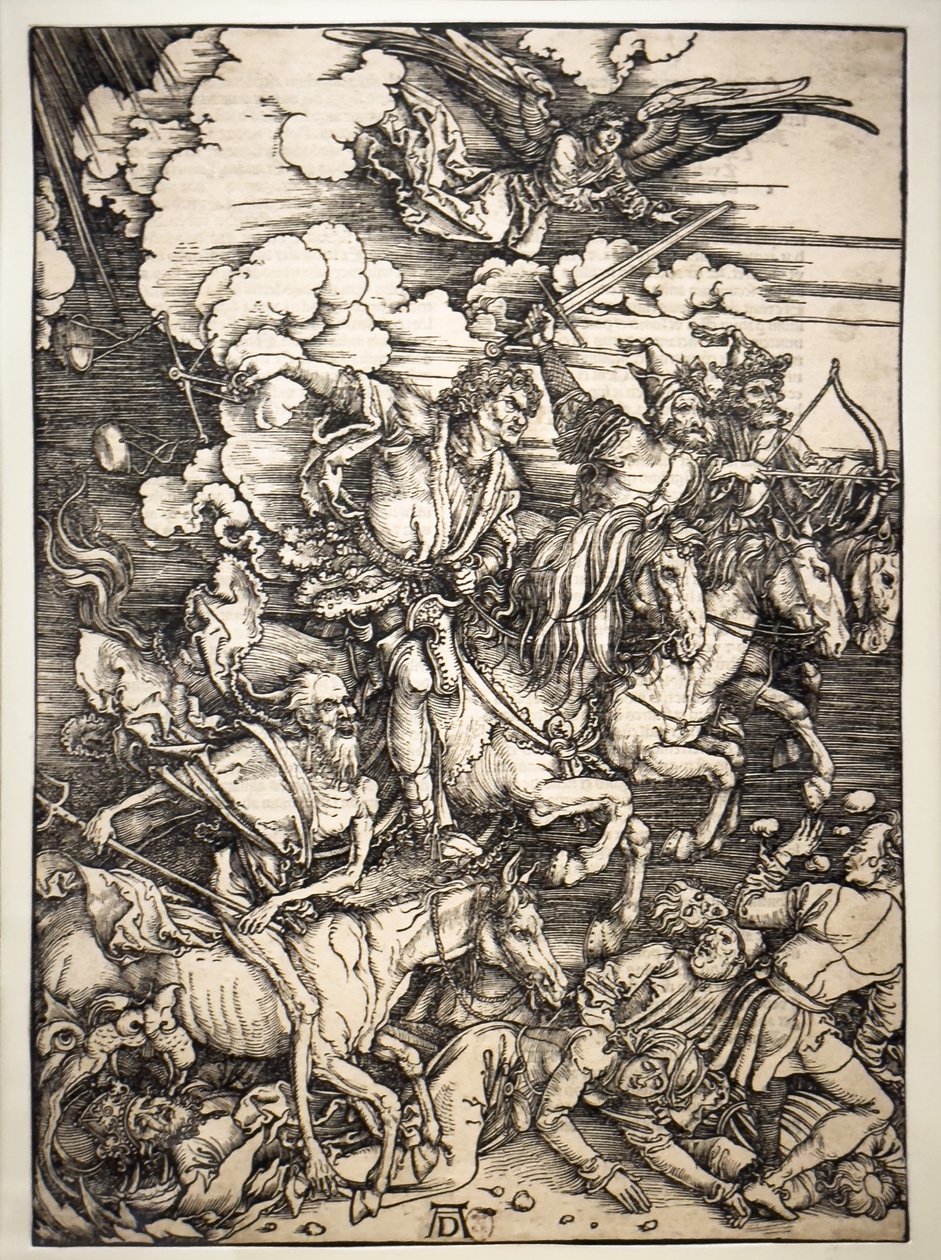 Apokalypsens fire ryttere av Albrecht Dürer or Duerer