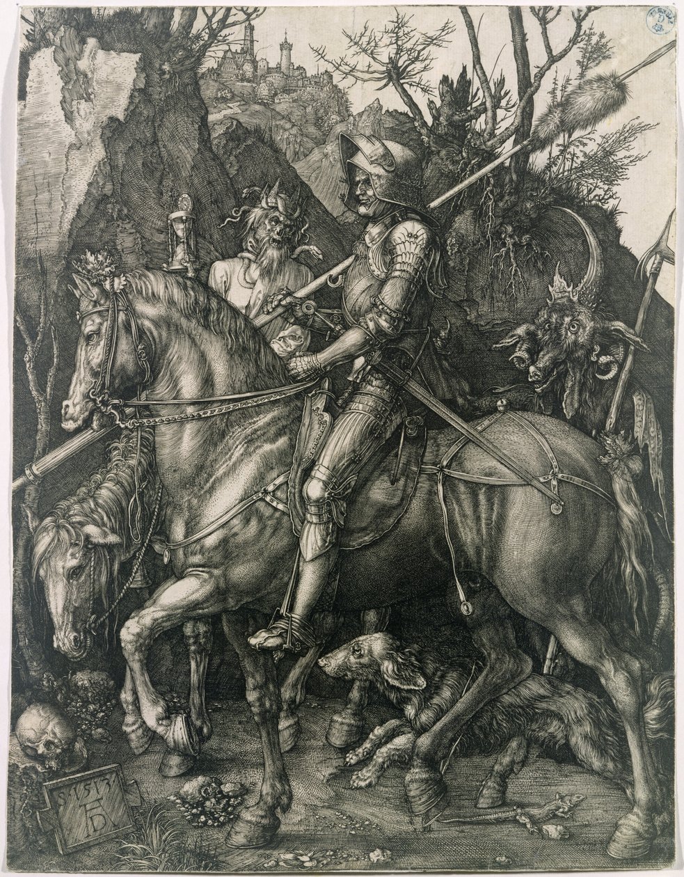 Ridderen, Døden og Djevelen av Albrecht Dürer