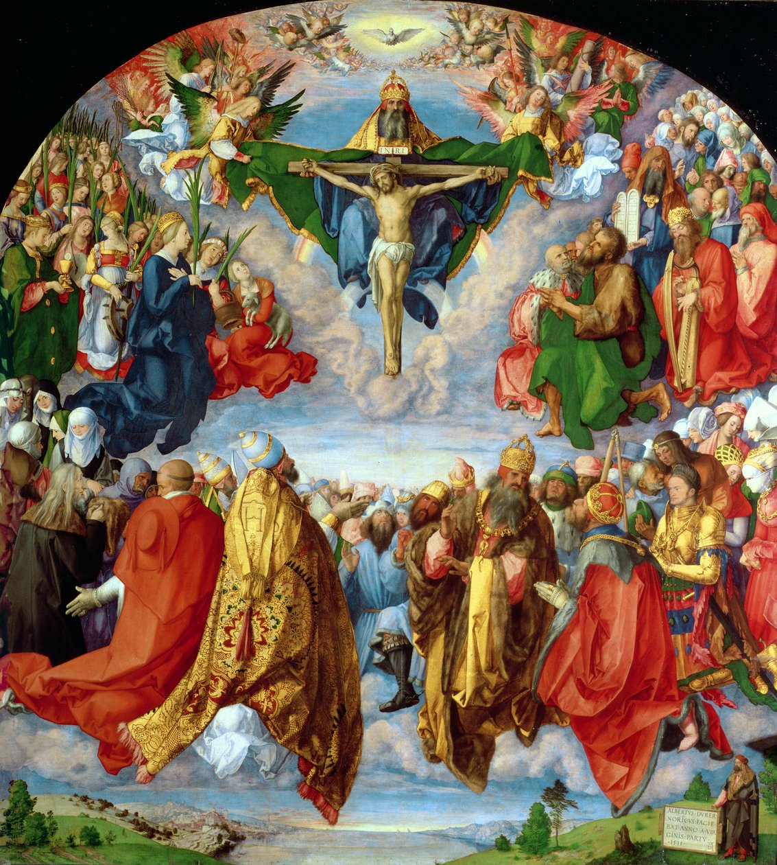 Landauer-altertavlen, allehelgensdag av Albrecht Dürer
