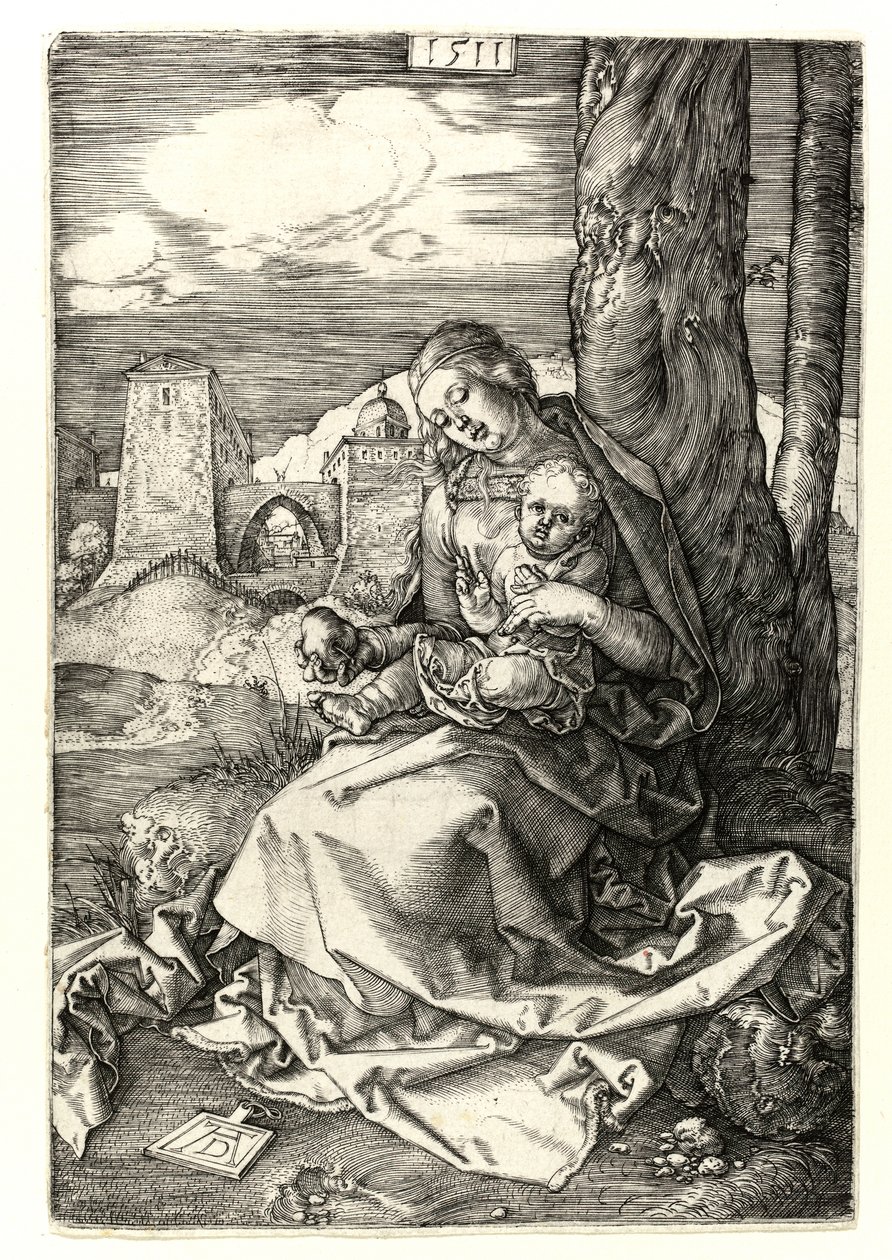 Madonnaen med pæren av Albrecht Dürer