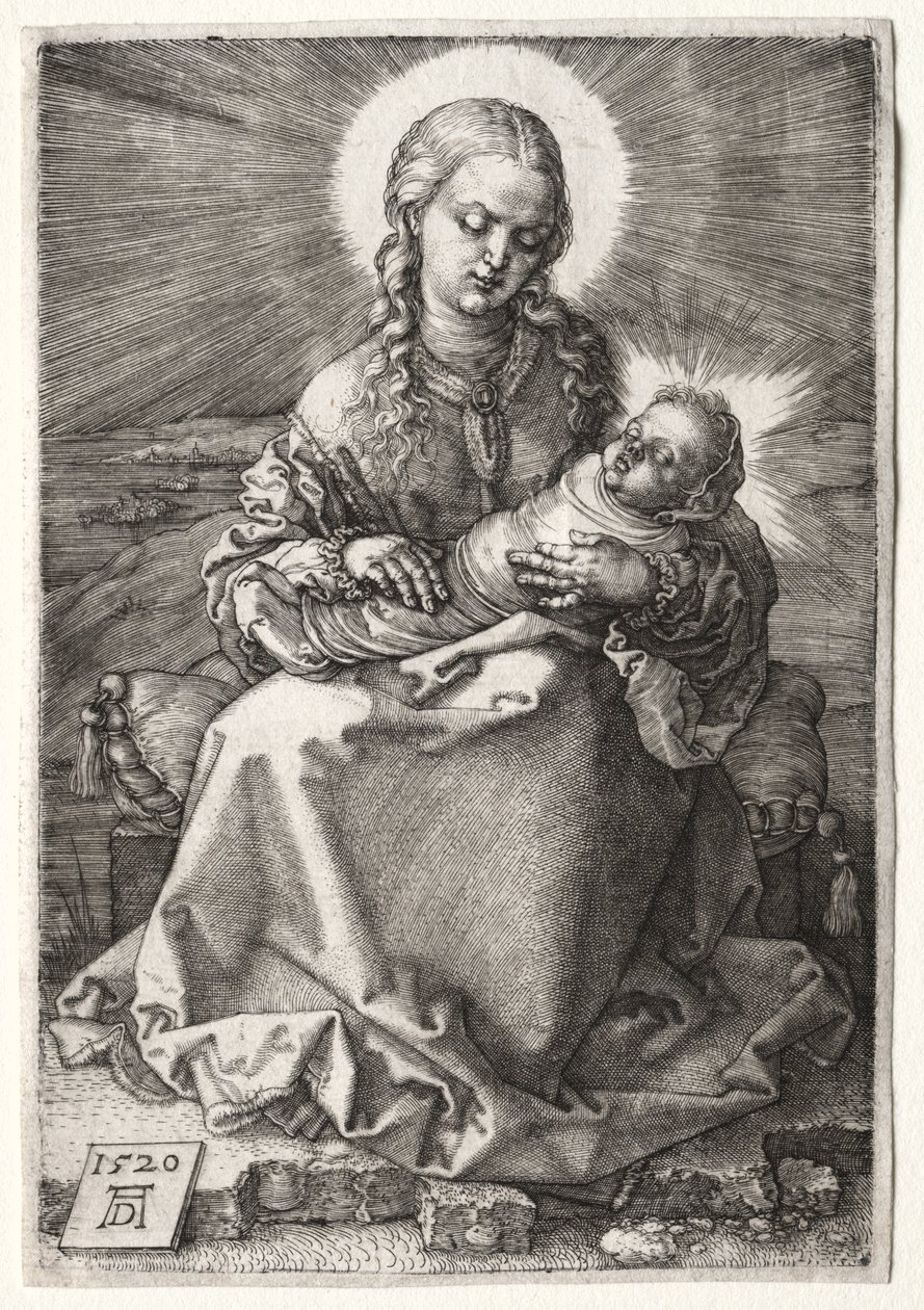 Jomfruen med det svøpte barnet av Albrecht Dürer or Duerer