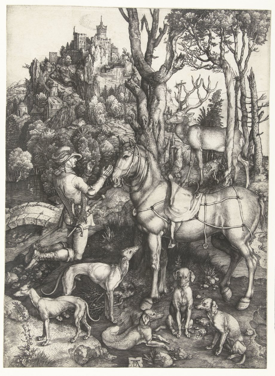Visjonen om St Eustace av Albrecht Dürer or Duerer