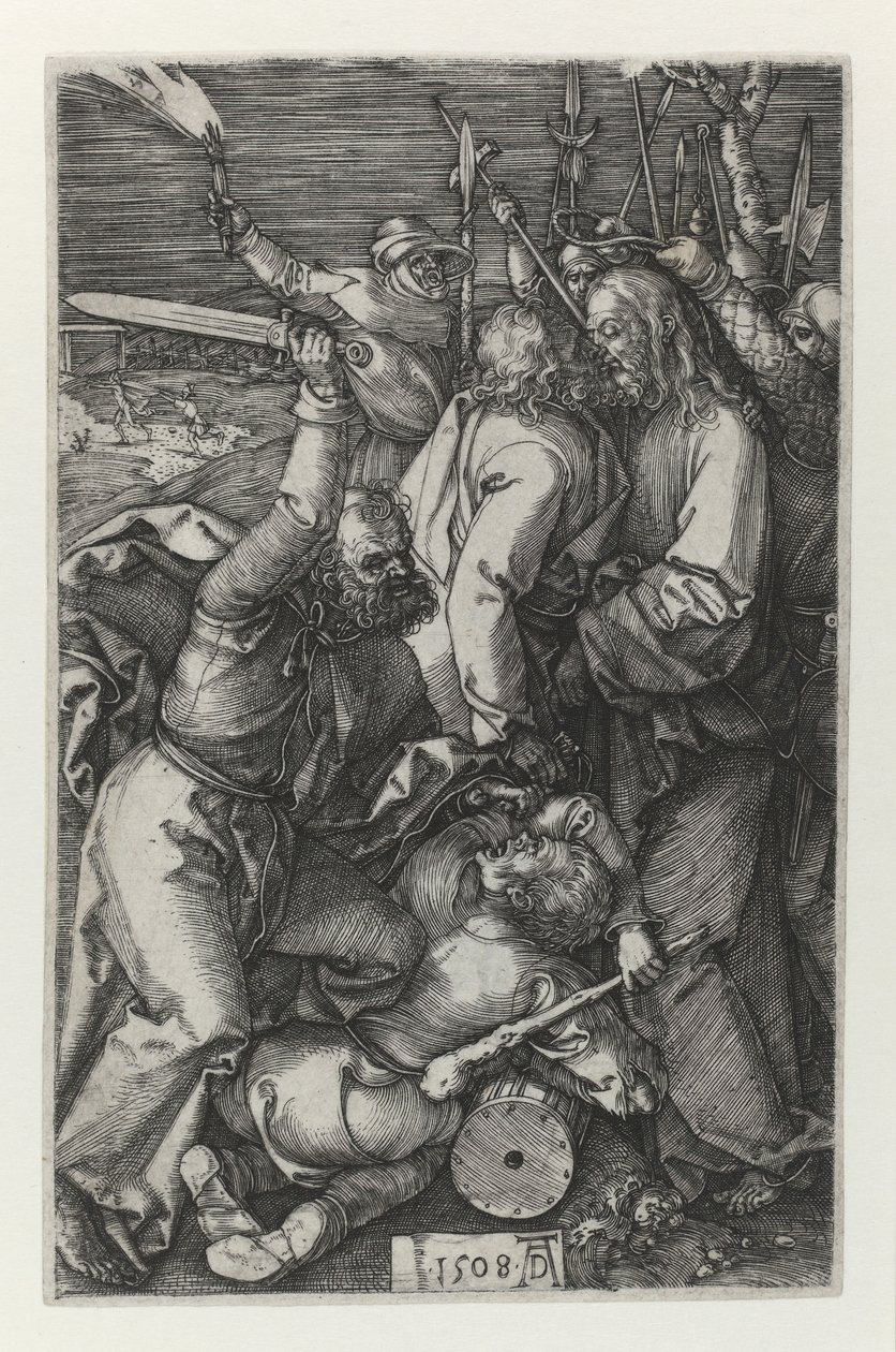 arrestasjonen av Kristus. 1508 av Albrecht Dürer